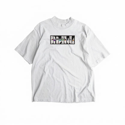 Hashira Eyes Premium Anime Eyes Embroidered T-Shirt – Anime Warrior Eyes Design Embroidered T Shirt