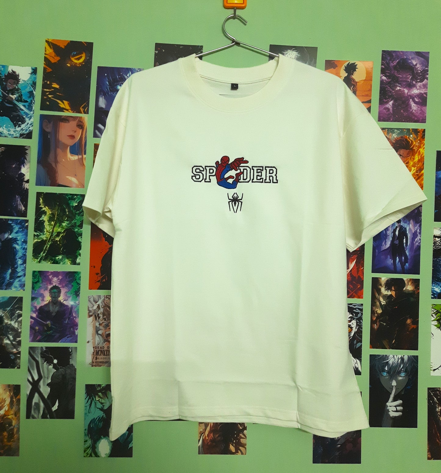 Spider-Man & Spider-Gwen Embroidered Couple T-Shirts | Premium Cotton Marvel Tee