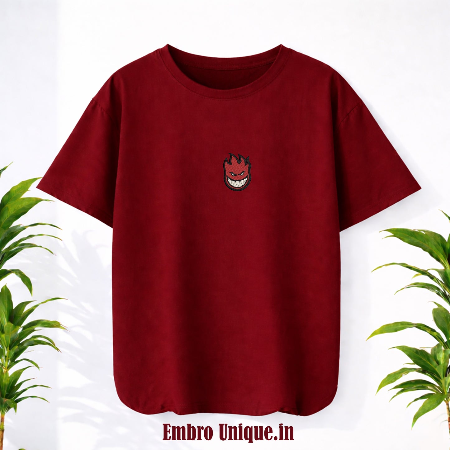 Spitfire Wheels Devil Head Spitfire Wheels Devil Head Embroidery T Shirt