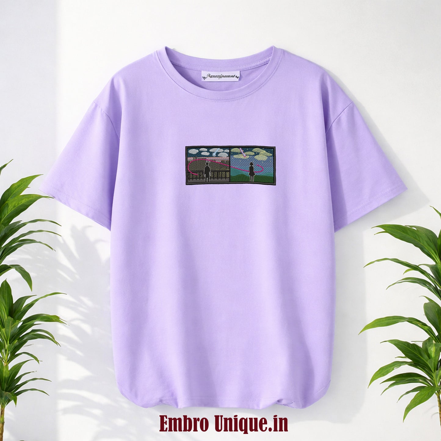 Your Name Anime Embroidery T Shirt